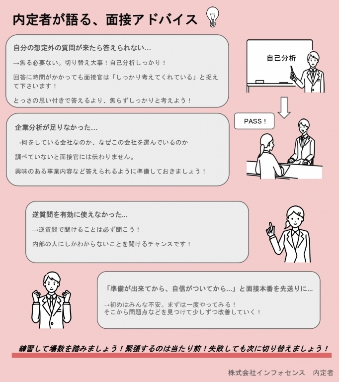 ’24内定者からのアドバイス！（第２回）※3/13 up！